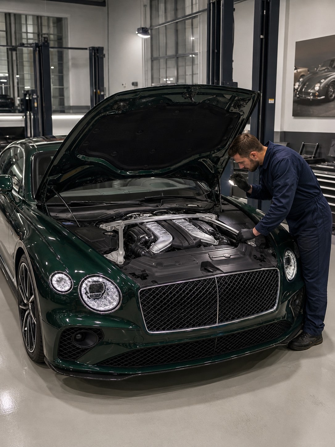 Bentley Continental GT — engine rebuild
