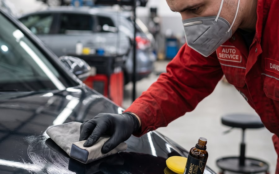 Brabus paintwork protected with a long-life ceramic coating